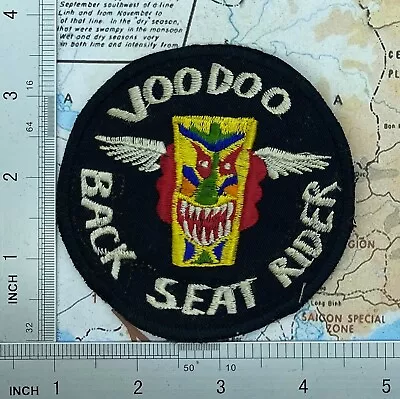 Patch  USAF F-101 Voodoo Back Seat Rider Patch  T2-379 • $11