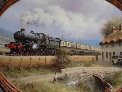 Davenport Collectors Plate RAILWAY COTTAGES From  WHEN THE TRAIN WENT BY • £12.99