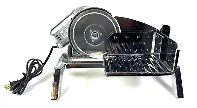 Vintage Rival Mfg Co. Model 1101E 5 Chrome Electric Meat Food Slicer 125w Tested • $54.59