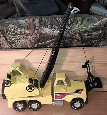 Vintage Nylint Truck Sand And Gravel Crane Metal Truck Toy • $90