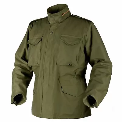 Helikon-Tex M65 Jacket US ARMY Oldschool Woodland Military Field Parka Vintage • £94.62