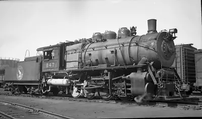 Great Northern GN Railroad 847 0-8-0 Minneapolis MN 5-47 Negative 5417 • $14.99