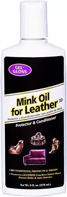 Gel Gloss TRMO-8 Mink Oil Leather Protector And Conditioner 8 Oz.  • $6.46