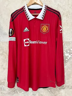 Ronaldo Manchester United 2022-23 Europa League Player Issue Long Sleeves Jersey • $1500