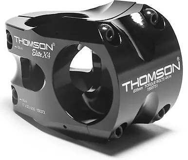 Thomson Elite X4 DH 32 X 35mm 0° 1-1/8  MTB Stem Black • $164.99