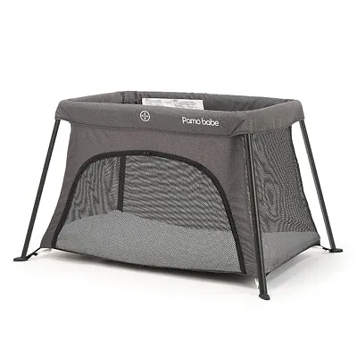 Pamo Babe Portable Playpen In Gray- Lightweight Pack-and-Play Style Playpen P996 • $59.99