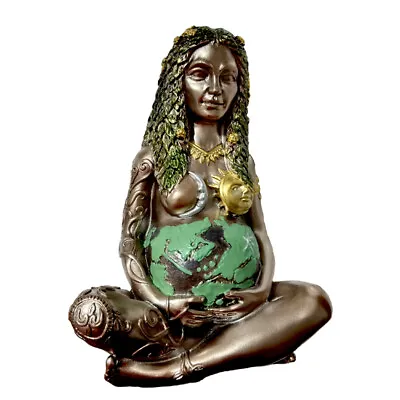 Mother Earth Goddess Garden Statue Figurine Ornament Outdoor Sculpture Art Decor • £5.22