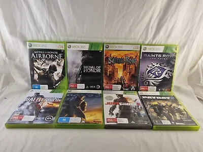 Xbox 360 Games Bundle Lot – 8 Games Bargain Top  Shooter/FPS And Action Games • $28.99