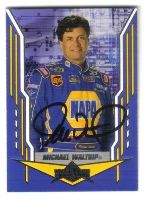 2008 Press Pass Stealth Michael Waltrip #35 NASCAR Signed Autographed Card • $2.99