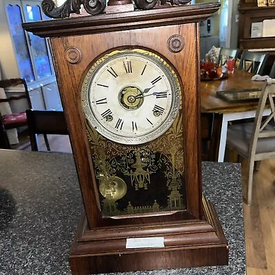 Antique Seth Thomas Adamantine Mantle Clock • $145