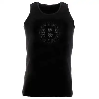 Bitcoin Logo Crypto Currency - Novelty Funny Muscle Singlet Vest Unisex Tank Top • $19.95