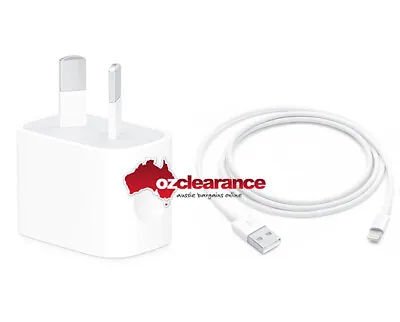 $14.99 • Buy Apple Compatible USB Power Adapter 5W Charger / Lightning To USB-A Cable