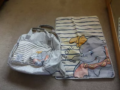 Disney Dumbo Baby Change / Nappy Back Pack Bag • £3.20