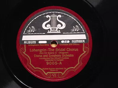 Albert Coates Symphony Orch 12 Inch 78 Lohengrin The Bridal Chorus On Victrola • $15