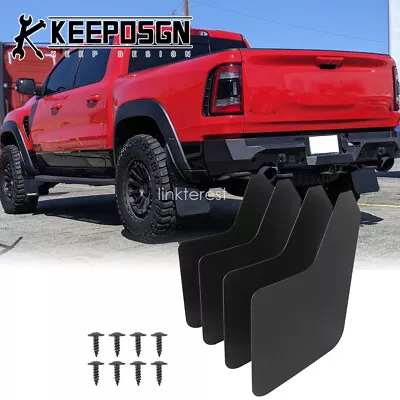 Car Mud Flaps Splash Guards Flexible Wheel Fender Flares For Dodge Ram 2500 3500 • $29.84