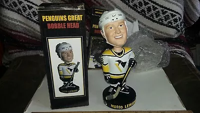 Mario Lemieux #66 Pittsburgh Penguins Bobblehead Doll Sga 12/19/2001 • $45.66