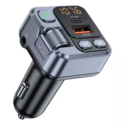 FM Transmitter Handsfree Car Bluetooth 5.1 MP3 Player Stereo Car FM Modulator PD • £11.77