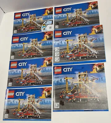 $24.99 • Buy LEGO Downtown Fire Brigade City Fire 60216 Replacement Instruction Manuals Only