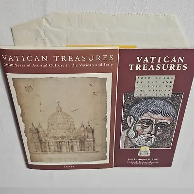 Vatican Treasures The Colorado History Museum Exhibit Book 6  X 9  • $1