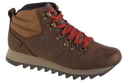 Merrell Alpine Hiker Mens Walking Boots Brown Hiking Shoes • £59.99