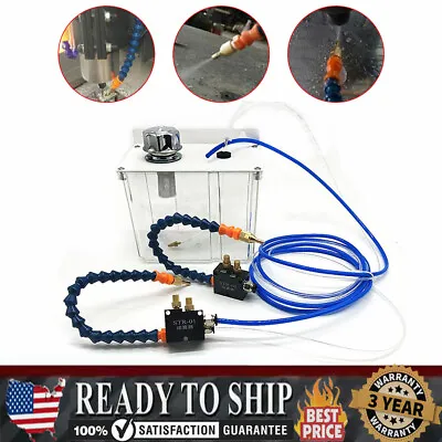 Coolant Cooling Spray Pump Mist Sprayer System For CNC Lathe Milling Machine UPS • $96.90