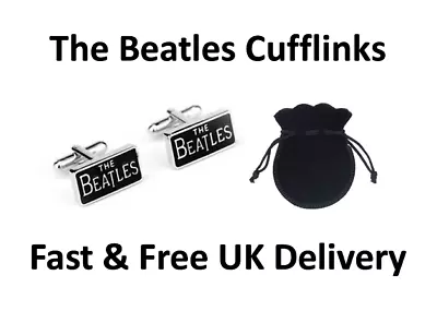 £0.99 • Buy Beatles Cufflinks Record Music LP Novelty Gifts Dress Birthdays Theme Wedding UK