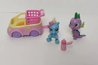 My Little Pony Newborn Baby Baby Spike Dragon. Grocery Car. Good Used Condition • £4