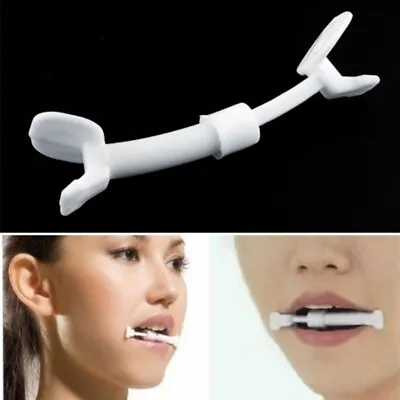 Facial Muscle Exerciser Slim Mouth Piece Toner Flex Face Smile Cheek Relaxed*P_ • £4.36