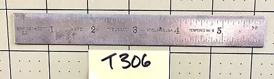 Starrett No. 370 6  Steel Rule W/Shrink Graduations - See Photos And Description • $9.99