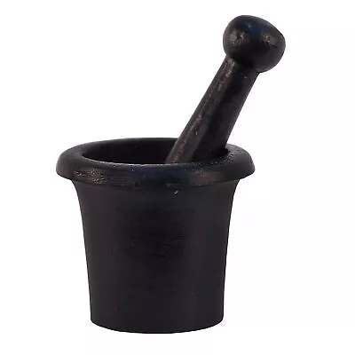 Cast Iron Mortar Pestle Rock-Ore Crusher-Pulverizer-Assay-Gold-Silver-Quartz Sm • $32.97