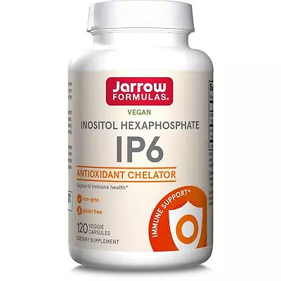 Jarrow Formulas IP6 Inositol Hexaphosphate 500mg 120 Veggie Capsules Immunity • £19.56