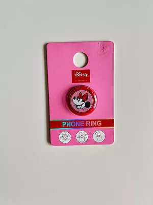 OFFICIAL Disney Mickey Mouse Red Phone Ring Holder Gift • £3.99