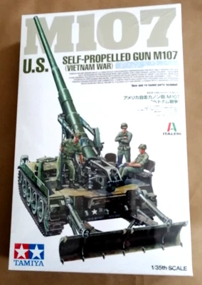 $48.99 • Buy Tamiya/Italeri 1/35 US M107 Self-Propelled Gun Vietnam War Model Kit 37021 New