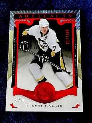 2015-16 Upper Deck Artifacts EVGENI MALKIN RUBY#/399 Card #88 Pittsburg Penguins • $4.99