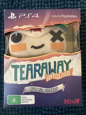 PS4 Tearaway Unfolded Special Edition Game And Plush Toy BNIB • $58