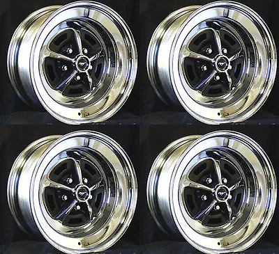NEW! Ford Mustang Magnum 500 Wheels 14  X 7  Set Of Complete W/ Caps Nuts  • $944.99
