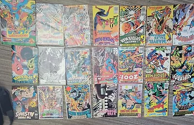 $35 • Buy Lot 18+ Vintage Comics, V For Vendetta #1 (1988), Marvel, DC, X-Men, Eternity +