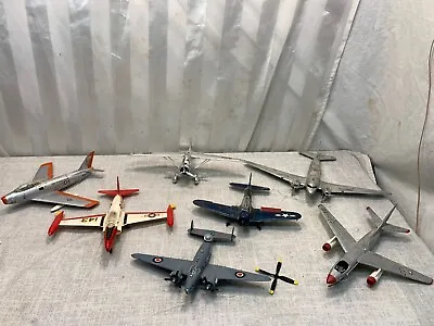 7 Pc Vintage Airplane Model Assorted Naval Navy Warplanes Night Lightning AS IS • $26.57