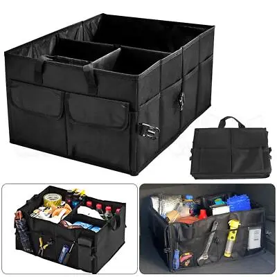 Car Trunk Organizer Cargo Suv Truck Storage For Groceries Folding Collapsible • $26.68