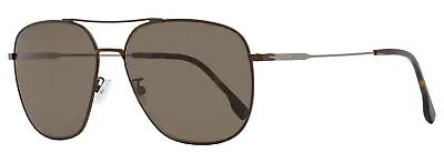 $69 • Buy Hugo Boss Pilot Sunglasses B1218FSK 1OT70 Brown Ruthenium 62mm