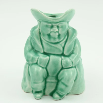 Vintage Staffordshire Toby Jug In Green By Roddy Ware England • £10