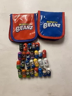 MIGHTY BEANZ Lot Of 27 MARVEL SUPER HEROES Villians Xmen • $29.99