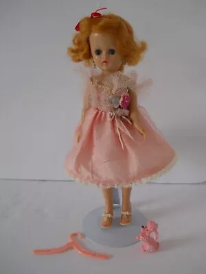 Vintage 1950's Pink Sateen Net Party Dress Heel Shoes Fits Vogue Jill Other Doll • $20.50