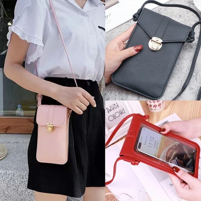 £4.79 • Buy Mobile Phone Bag Women Crossbody Wallets Shoulder Handbag For Samsung/iPhone 