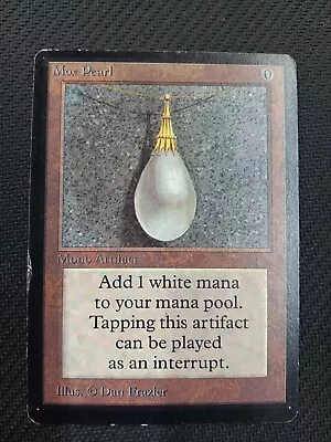 Mox Pearl Beta - Beta Edition  Power 9 Magic The Gathering Heavily Played MTG HP • $3899.99