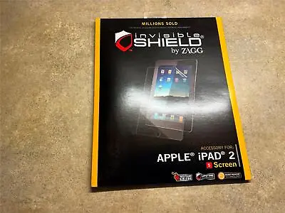 Zagg Invisible Shield Ipad 2 Generation Apple High Def Screen Protector Urtb-2 • $14.92
