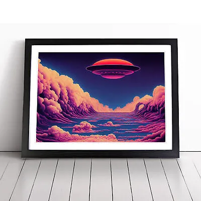 Ufo Art Vol.1 Wall Art Print Framed Canvas Picture Poster Decor Living Room • $18.88