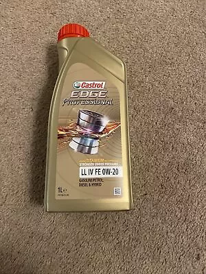 £16.95 • Buy Castrol EDGE Professional LL IV FE 0w-20 (VAG) Fully Synthetic Engine Oil 1L