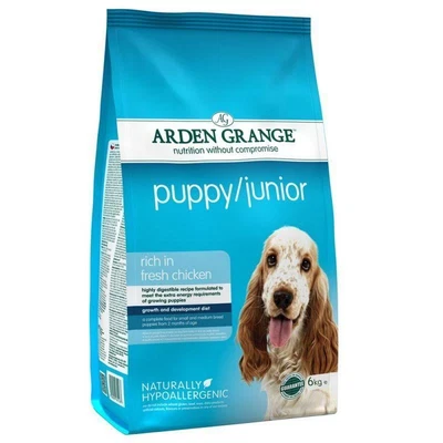 £49.99 • Buy Arden Grange Puppy/Junior Chicken Dry Dog Food, 12kg