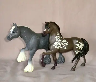 £16.50 • Buy Spirit Of The Cimmaron Dreamworks Nibbly Shire Horse & Appaloosa Just Play Horse